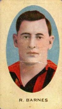 1922 J.J. Schuh Australian Footballers #NNO Robert Barnes Front